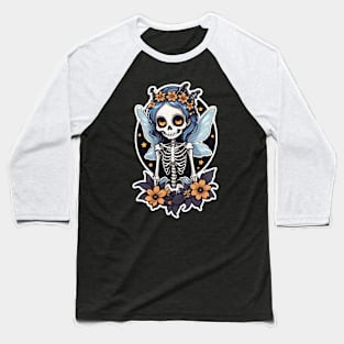 Skeleton Fairy 3 Baseball T-Shirt